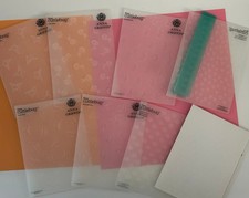 ANNA GRIFFIN Cricut Cuttlebug Embossing Folders Choose "all over" patterns