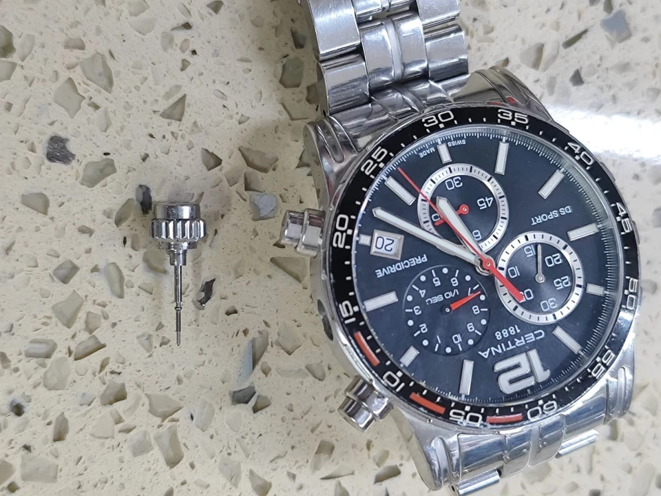 Certina - DS Sport - Cronógrafo - - C027.417.A - Reloj Acero Funciona Necesita Reparación Foto 3 de 4