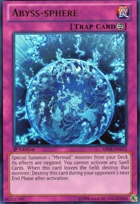 Abyss-sphere Yu-Gi-Oh! ABYR-EN072 1st Ultra Rare