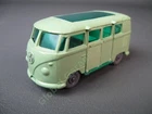 VTG Lesney Matchbox 34b VW Volkswagen Green Caravette Van Camper Bus Caravanette