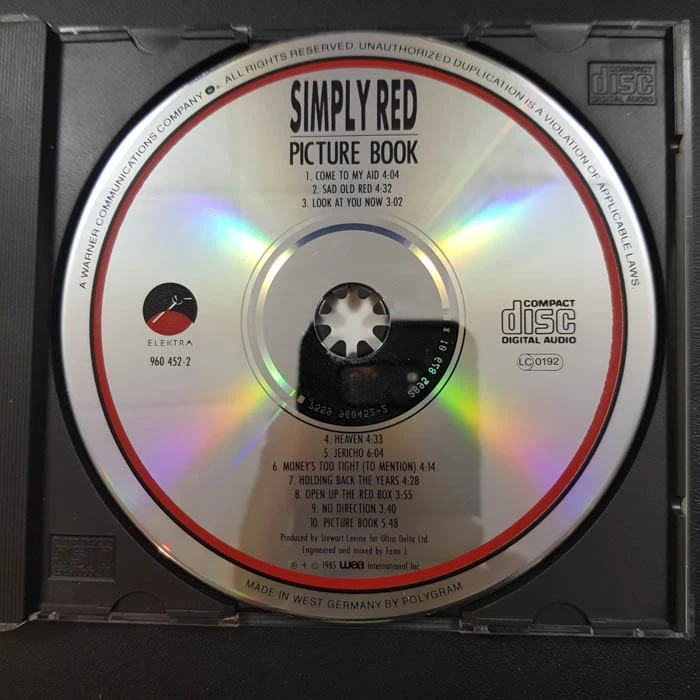SIMPLY RED Picture Book WGER POLY VG+/EX(CD) - Bild 3 von 4