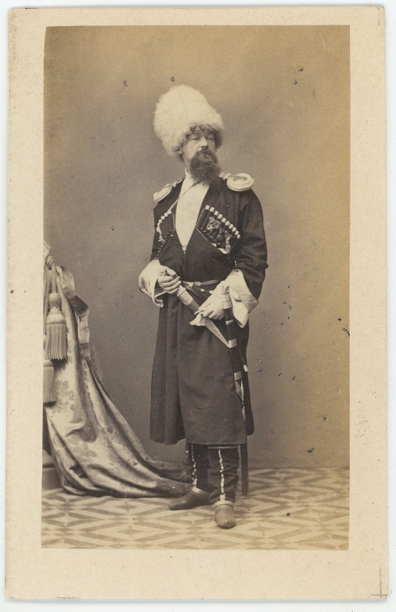 Military CDV Angerer C.1860. Von Stein, Russian Captain To Identify. Russia.