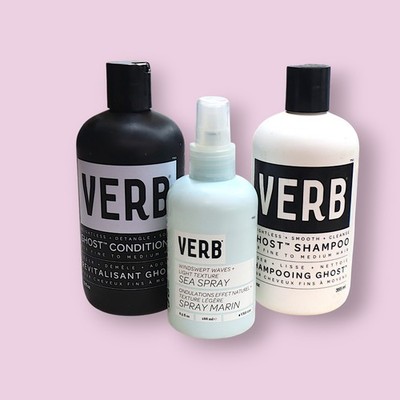 VERB GHOST WEIGHTLESS SHAMPOO & PROTECT CONDITIONER & SEA SPRAY
