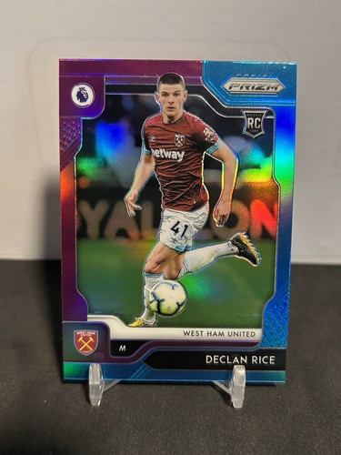 Declan Rice [Purple Prizm] #7 2019 Panini Prizm Premier League card