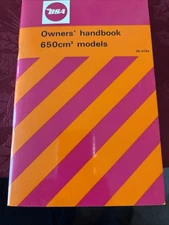 BSA 650cm Owners Handbook 1972 00-4184 A65T A65L A65FS EM239