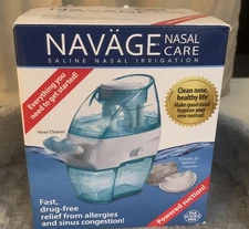 NAVAGE  Nasal Hygiene Irrigation System PLUS **28 Salt pods**