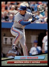 1992 Ultra Larry Walker Montreal Expos #525