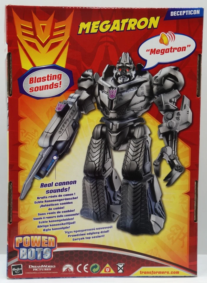 E* 89856 Megatron-Power Bots Transformers Hasbro 2008-Vendetta Dei Caduti - Immagine 2 di 2