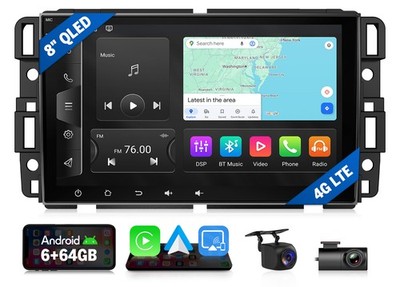 GMX6S2 for 2007-2014 Chevy Suburban 8''Android 13 Car Stereo Apple CarPlay WiFi 6