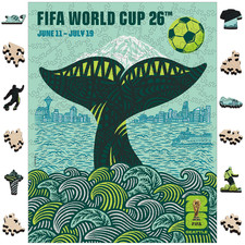 World Cup 2026 Official Licensed FIFA Seattle Editon 200 Pcs Jigsaw Puzzle Gift