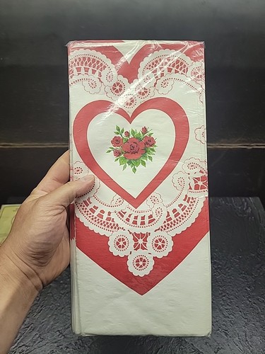 Vintage 80s 90s Deadstock Valentines Day Decor Lot (4) - Picture 8 of 9