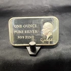 1972 Lyndon Johnson Madison Mint President Bullion-999 Silver 1 Ounce Oz Art Bar