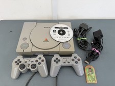 PS1 2 Genuine Sony Controllers Monsters Inc. Memory Card And Wires Fully Working
