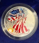 1999 American Eagle Walking Liberty Colorized 1 Oz Fine Silver One Dollar.