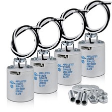 E26 Light Socket,Standard Medimun Screw Bulb Socket Lamp Holder,E26 Porcelain...