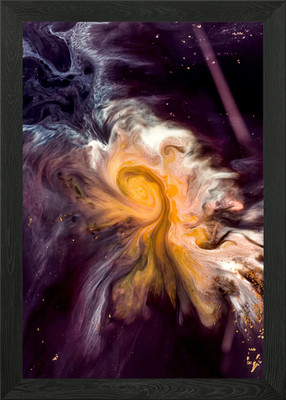 Oktopus Explosion Gerahmtes Wandbild Poster Leinwanddruck Bild