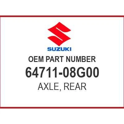 AXLE, REAR
