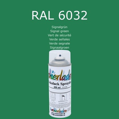 Dekolack Spraydose 400 ml RAL 6032 Signalgrün Signal green Vert de sécurité Verd