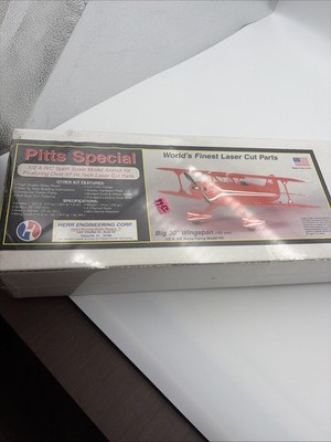 K-507 Pitts Special Herr Engineering Kit Wood Model Airplane 30  Wingspan NEW