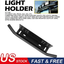 Bull Bar Front Bumper License Plate Mount Bracket Off-Road Light Pods Bar Holder