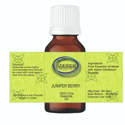 Siffer Juniper Berry Essential Oil, 100% Pure, Natural & Undiluted for Skin Care