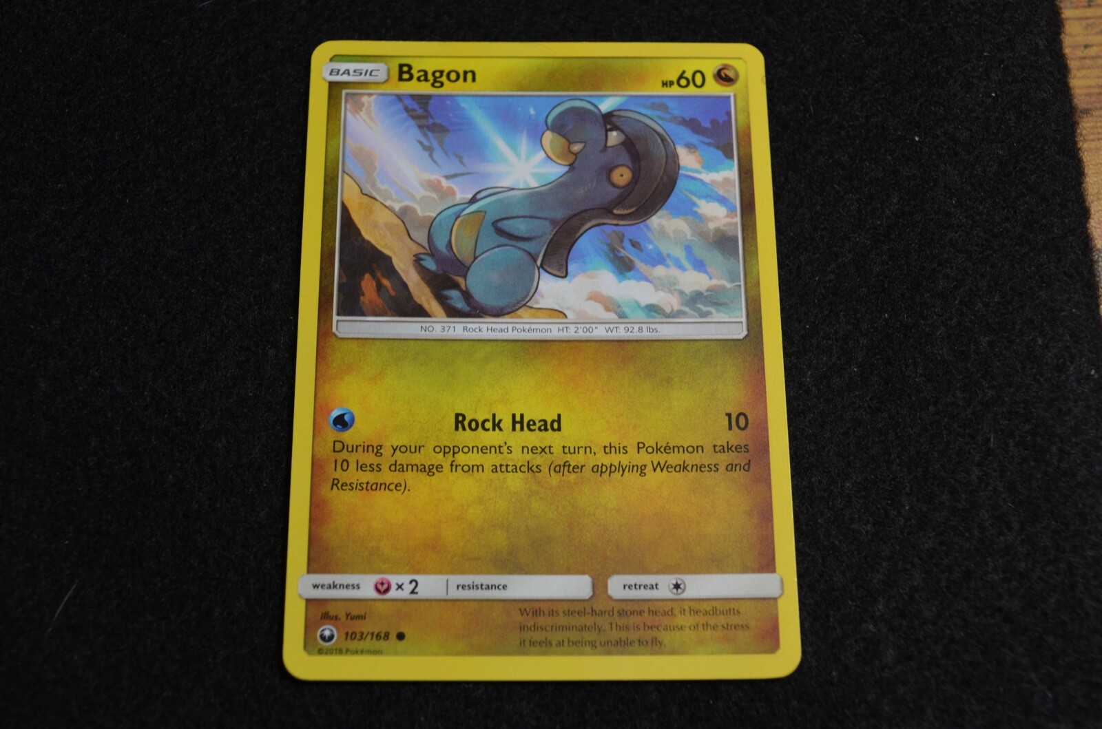 Pokemon BAGON Sun & Moon Celestial Storm 103/168 NM/Mint Never Played Cards