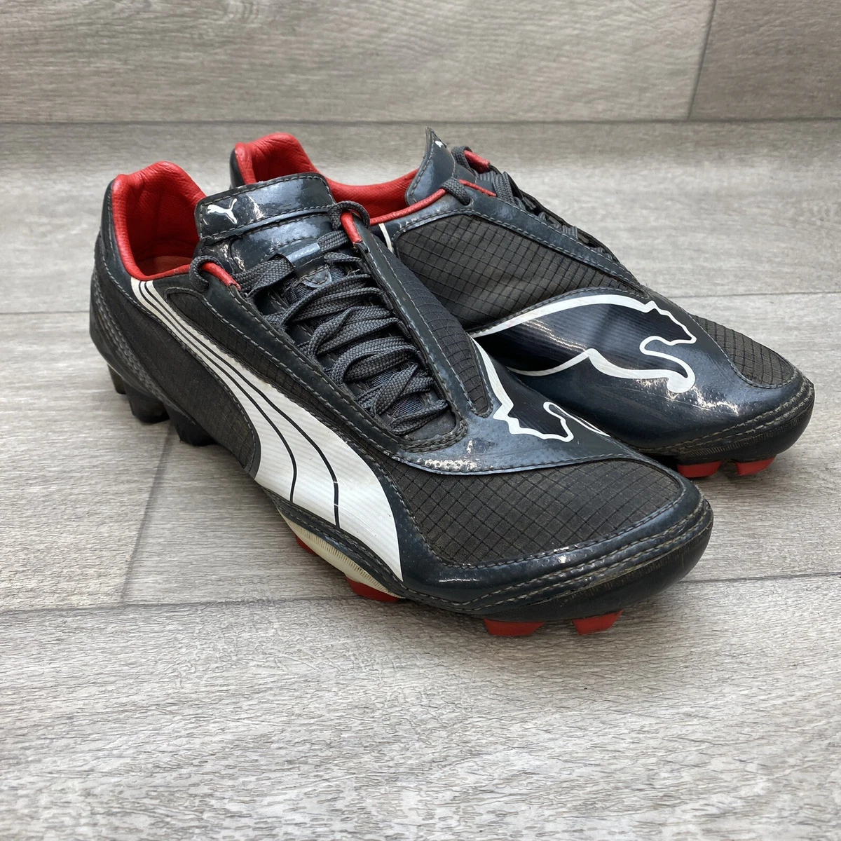 Puma Football Boots v1.08 FG UK Size 5 Black White