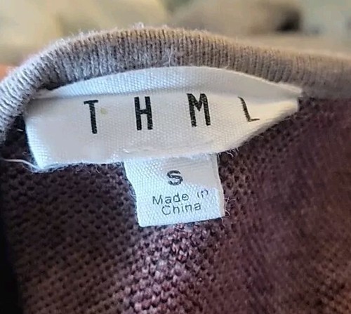 THML Anthropologie Leopard Print Cardigan Sweater Size Small Long Open Front - Picture 12 of 14
