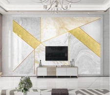 3D Graphic Lines G6492 Wallpaper Wall Murals Removable Self-adhesive Honey