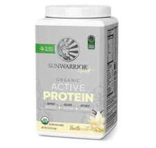 Sunwarrior Pre & Post Workout Active Protein Vegan - Vanilla Protein, 2.2 lbs