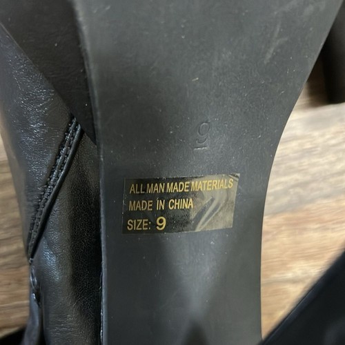 Black platform boots / 9 / Zip Up closure - Picture 5 of 5
