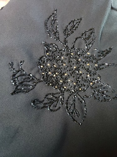 Eva Blue Womens Black Dress Size 10. With Exclusive Of Decoration. NWT - Picture 7 of 8