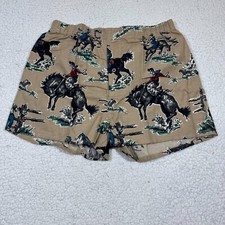 Vintage The Original Shadow Boxer Collection Men's Boxers Underwear Cowboys XL