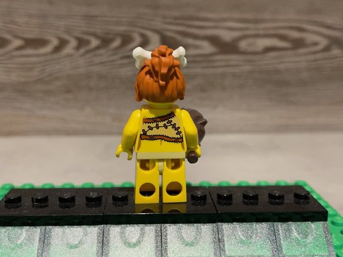 LEGO CMF SERIE 5 CAVE WOMAN MINIFIGURE DA COLLEZIONE COMPLETO DI BASE - Foto 2 di 2