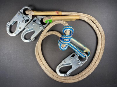 Buckingham ''Lanyard'' Dual Lineman's 8 ft. Lanyard #9VV8C18CVQ1