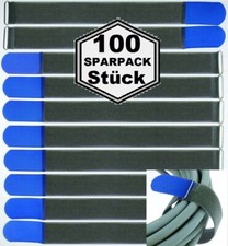 100 Cable Ties Hook and Loop 40cm x 40mm Blue FK Hook and Loop Cable Ties