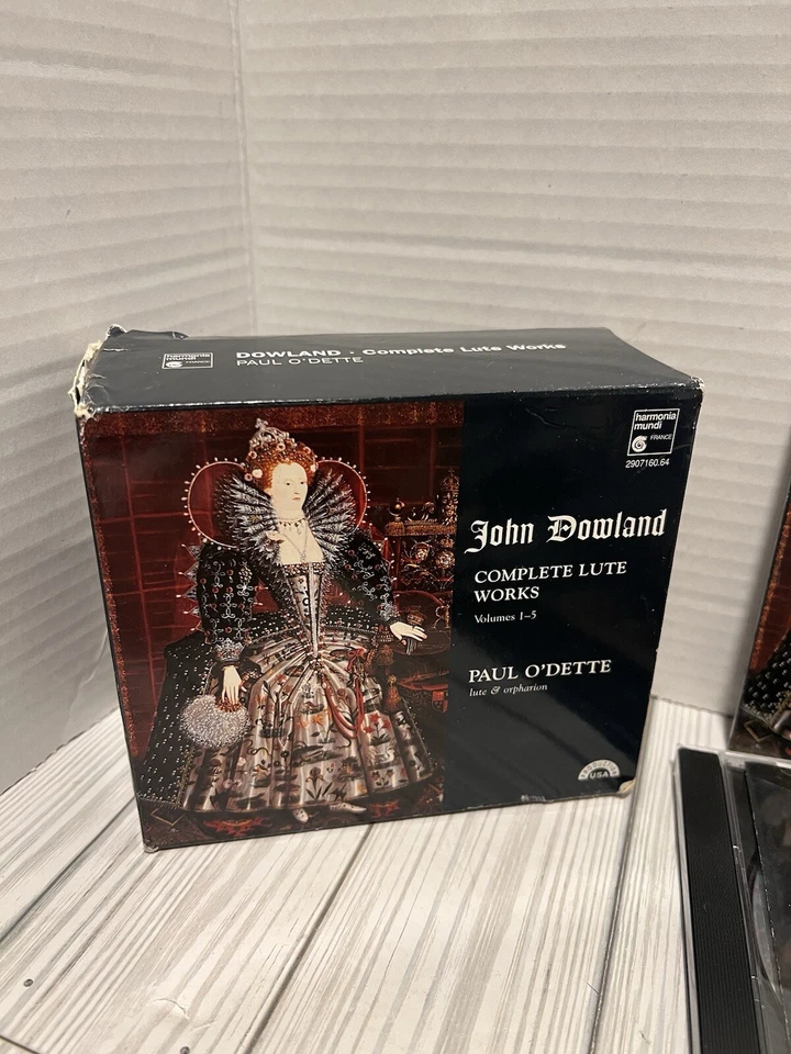 John Dowland Complete Lute Works Paul O'Dette Vol. 1-5 - Image 2 of 4
