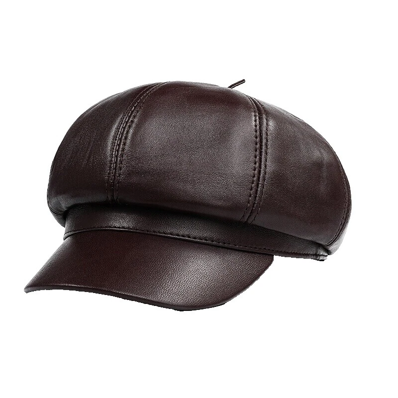 Sombreros Boina de cuero para mujeres