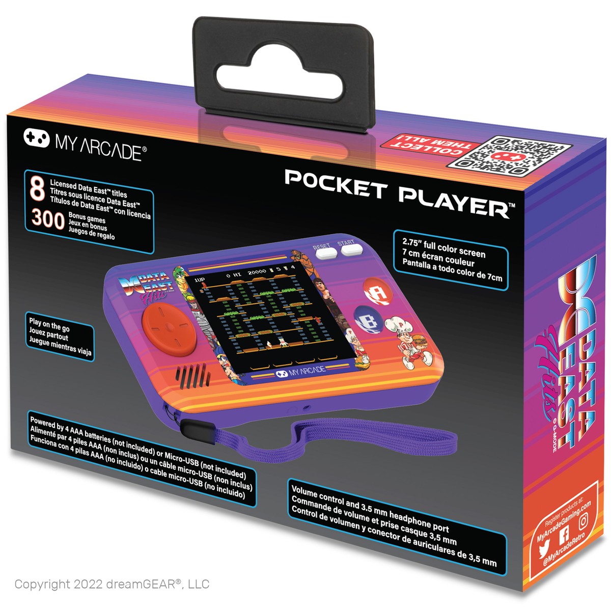 My Arcade Officially Licensed Data East Hits Pocket Players