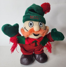 Vintage 9" Hoss's Restaurant Promo Plush Winter Scarf and Hat Elf