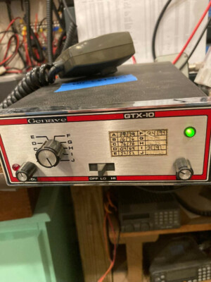 Vintage Genave GTX-10 2-meter Ham Transceiver