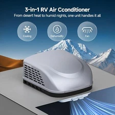 15000 BTU RV Air Conditioner Rooftop Non-ducted RV AC Unit for Cooling 110-120V