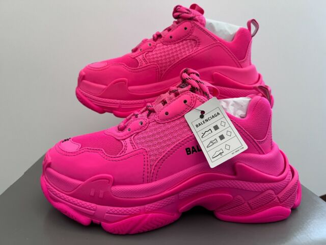 Size 6 - Balenciaga Triple S Fluo Pink for sale online | eBay