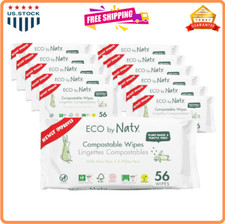 Eco by Naty Aloe Vera Baby Wipes   Compostable, Hypoallergenic 672 Count 