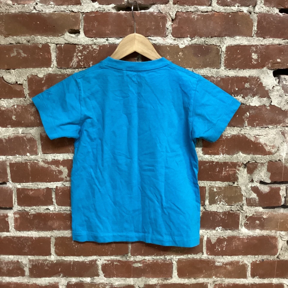 Uniqlo x Kaws Youth Cookie Monster Blue t-shirt Size 7-8 Short Sleeve - Image 2 of 3