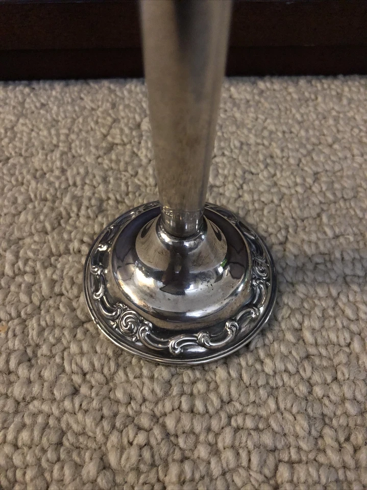 Vaso estilo botão placa prata Gorham Rondo # YC3054 - Imagem 4 de 4