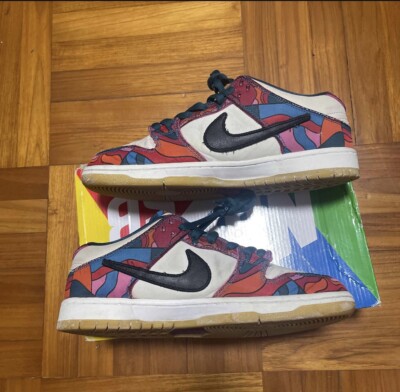 Size 8.5 - Nike Dunk Low Pro SB x Parra Abstract Art 2021 | eBay