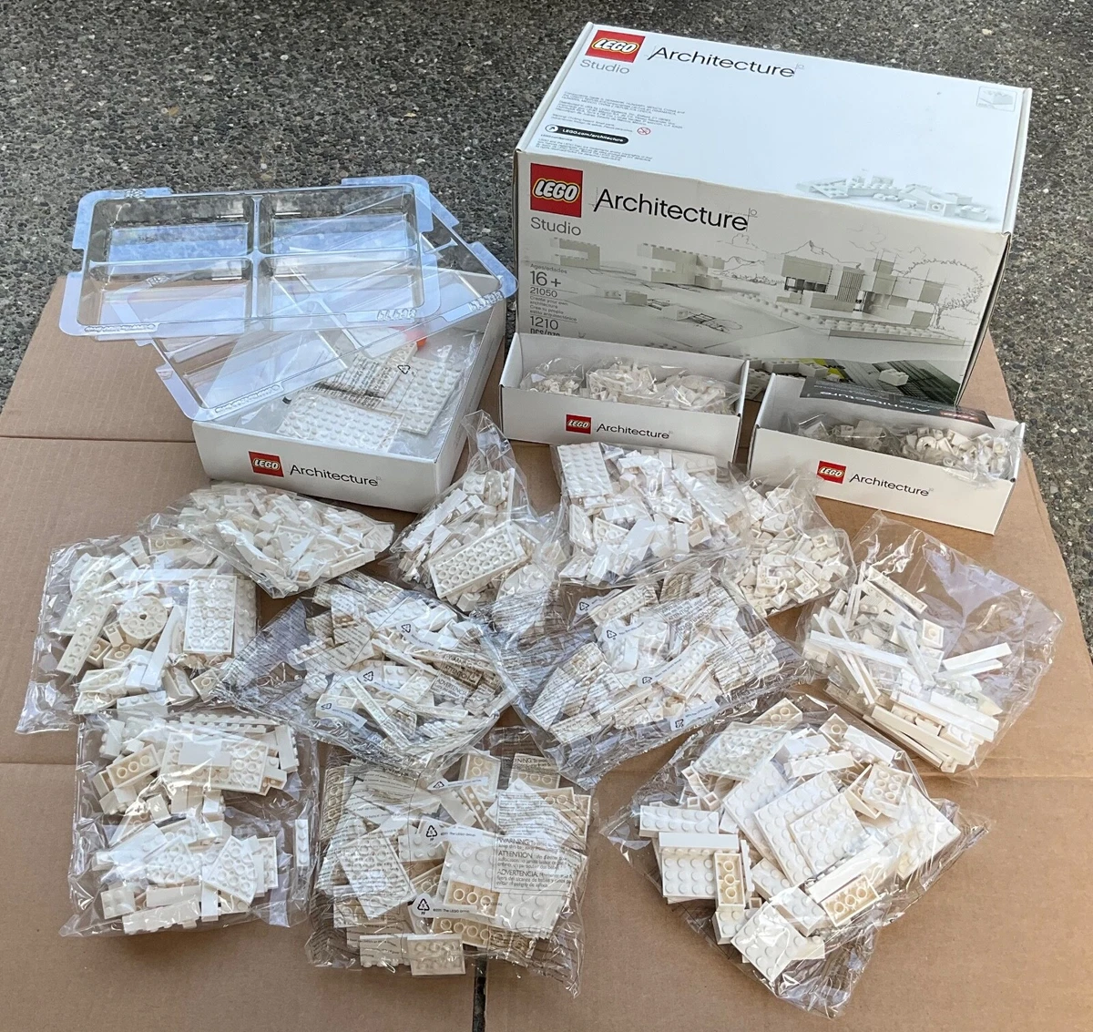LEGO 21050 Architecture Studio 1210 pcs - Bags SEALED NEW Bricks w Box - RETIRED