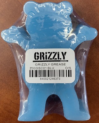Grizzly Griptape ''Grease'' Skateboard Wax (Blue) Skate Hardware