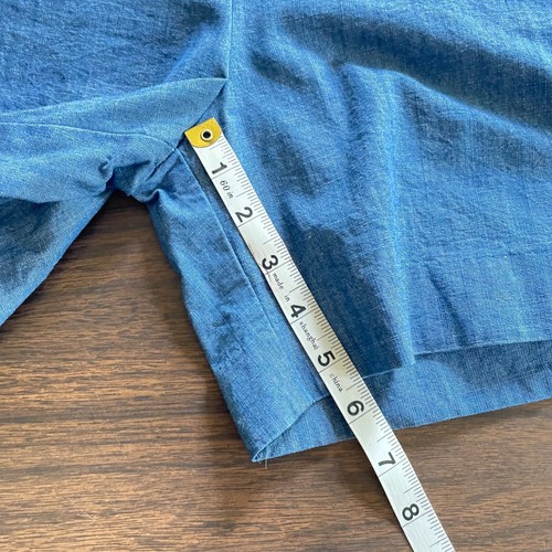 Isaac Mizrahi Tailored Short Size 14 New 100% Cotton Pockets Blue Lightweight - Picture 5 of 6